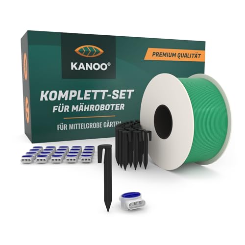 kanoo Installationsset für Mähroboter 150m Kabel 4.88