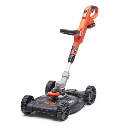 BLACK+DECKER 3-in-1 Multitrimmer STC1820CM für kleine Rasenflächen