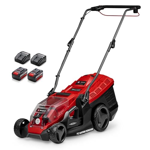 Einhell Akku-Rasenmäher GE-CM 36/36 Li Kit FCB mit Brushless Motor für bis zu 400 m²