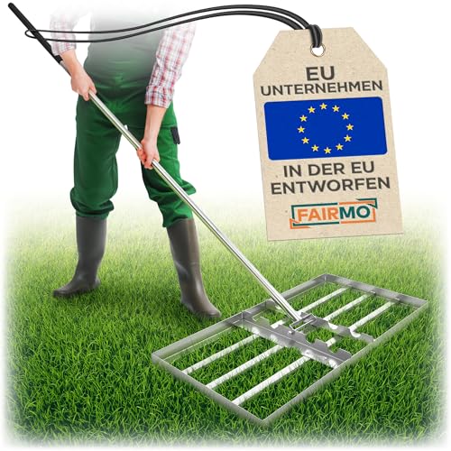 Fairmo Rasenrakel Edelstahl 75x35 cm