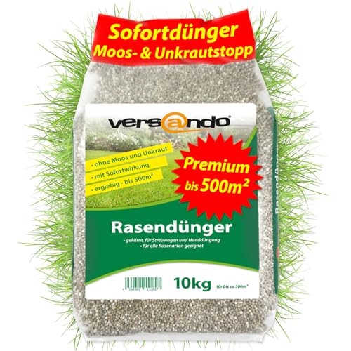 versando Rasendünger 10kg für saftig grünen Rasen